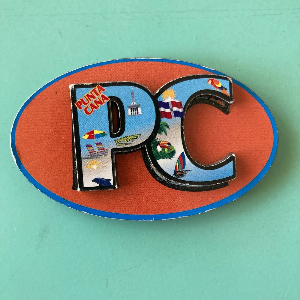 Magnet from Punta Cana Very Good Condition Located In the Dominican Republic PC